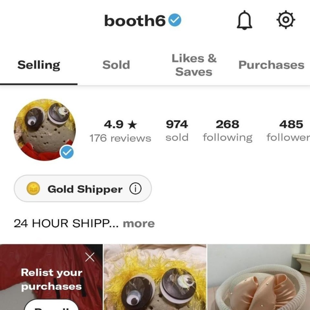 ENTIRE DEPOP STORE, Including all clothing except fur coat(s).